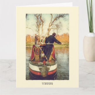 Narrowboat winding kaart