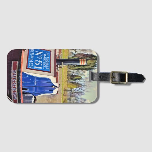 NARROWBOATS BAGAGELABEL (Voorkant (horizontaal))