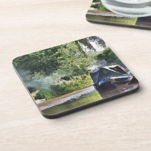 NARROWBOATS BIER ONDERZETTER (Linkerzijde)