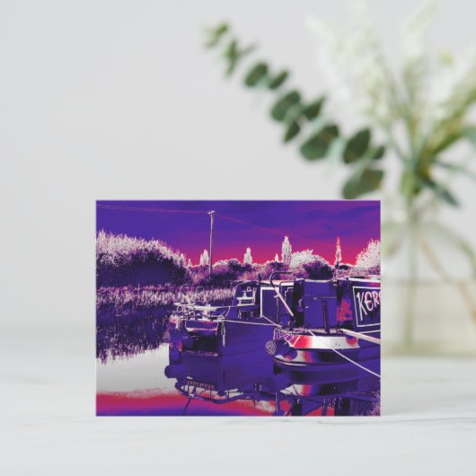 NARROWBOATS BRIEFKAART (Staand voorkant)