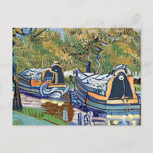 NARROWBOATS BRIEFKAART (Voorkant)