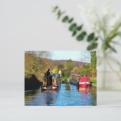 NARROWBOATS BRIEFKAART (Staand voorkant)