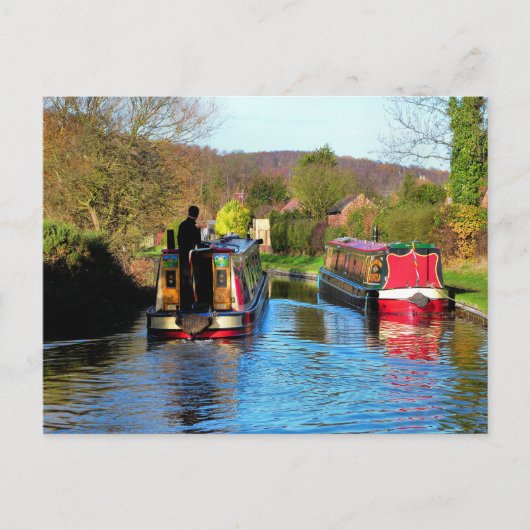 NARROWBOATS BRIEFKAART (Voorkant)
