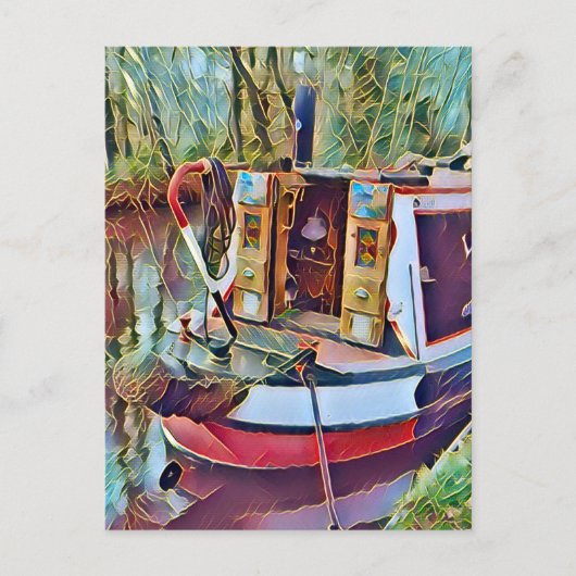 NARROWBOATS BRIEFKAART (Voorkant)