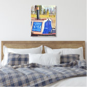 NARROWBOATS CANVAS AFDRUK (Insitu (Slaapkamer))