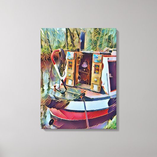 NARROWBOATS CANVAS AFDRUK (Voorkant)