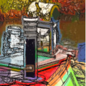 NARROWBOATS CANVAS AFDRUK