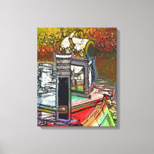 NARROWBOATS CANVAS AFDRUK