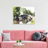 NARROWBOATS CANVAS AFDRUK (Insitu (Woonkamer))