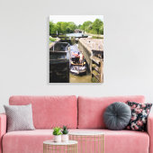 NARROWBOATS CANVAS AFDRUK (Insitu (Woonkamer))