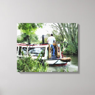 NARROWBOATS CANVAS AFDRUK