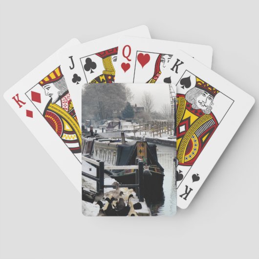 NARROWBOATS DIE KAARTEN SPELEN (Achterkant)