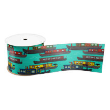 Narrowboats en River Barges Boating Pattern
