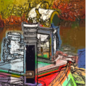 NARROWBOATS FEESTDAGEN KAART