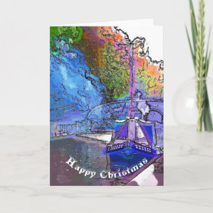 NARROWBOATS FEESTDAGEN KAART