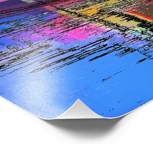 NARROWBOATS FOTO AFDRUK (Hoek)