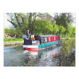 NARROWBOATS FOTO AFDRUK