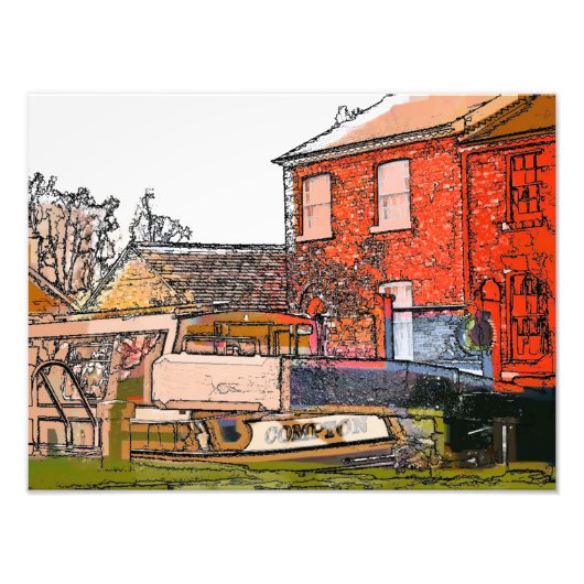 NARROWBOATS FOTO AFDRUK (Voorkant)