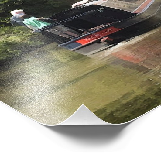 NARROWBOATS FOTO AFDRUK (Hoek)