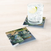 NARROWBOATS GLAZEN ONDERZETTER (Schuin)