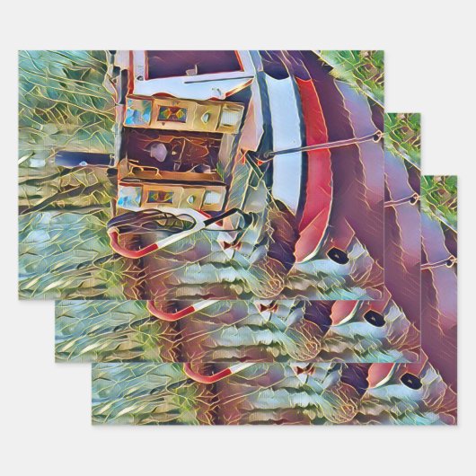 NARROWBOATS INPAKPAPIER VEL (Set)