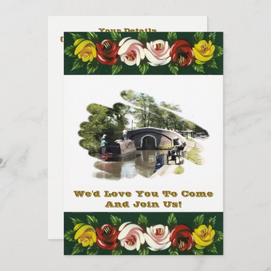 NARROWBOATS KAART (Voorkant / Achterkant)