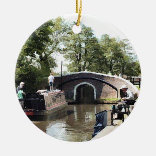 NARROWBOATS KERAMISCH ORNAMENT (Voorkant)