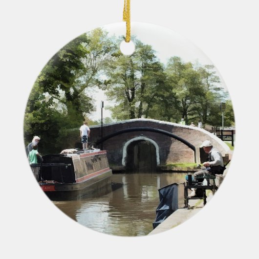 NARROWBOATS KERAMISCH ORNAMENT (Achterkant)
