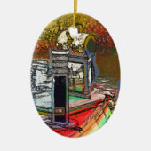 NARROWBOATS KERAMISCH ORNAMENT (Voorkant)