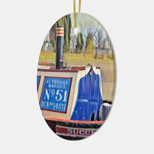 NARROWBOATS KERAMISCH ORNAMENT (Links)