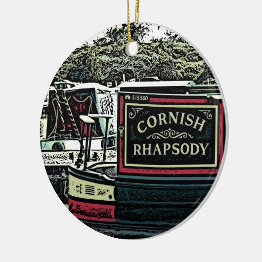 NARROWBOATS KERAMISCH ORNAMENT (Links)