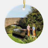 NARROWBOATS KERAMISCH ORNAMENT (Voorkant)