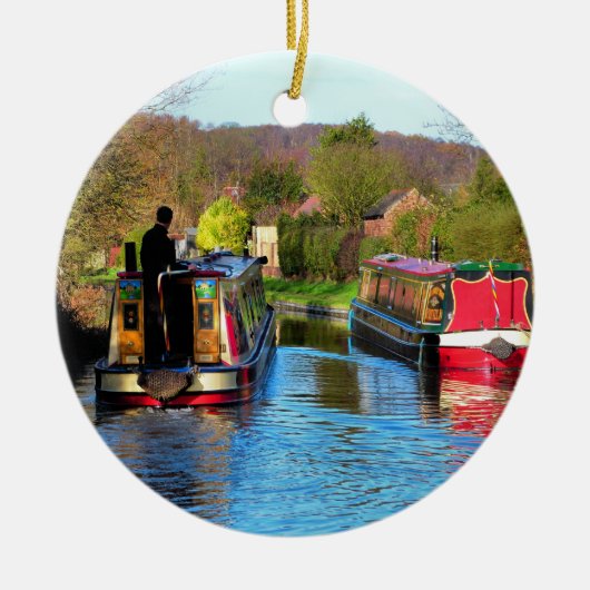 NARROWBOATS KERAMISCH ORNAMENT (Voorkant)