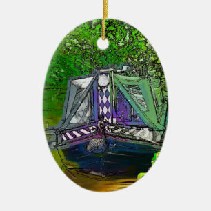 NARROWBOATS KERAMISCH ORNAMENT