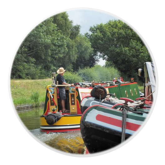 NARROWBOATS KERAMISCHE KNOP (Voorkant)