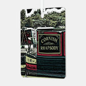 NARROWBOATS METALEN ORNAMENT (Voorkant links)