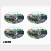 NARROWBOATS OVALE STICKER (Vel)