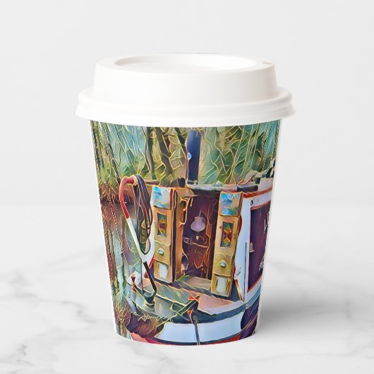 NARROWBOATS PAPIEREN BEKERS (Voorkant)