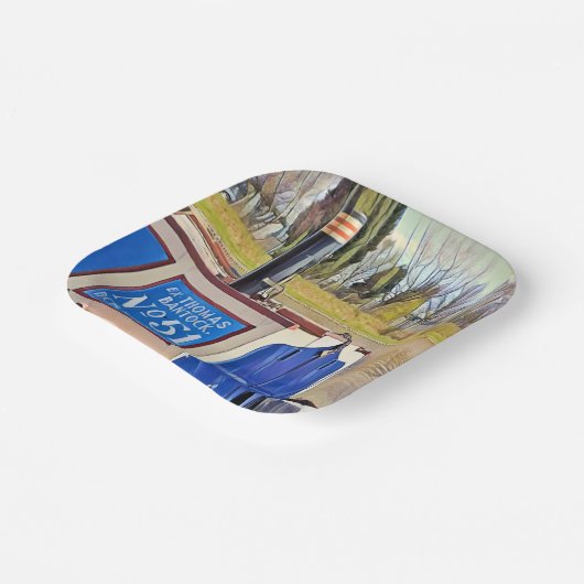 NARROWBOATS PAPIEREN BORDJE (Gebogen)