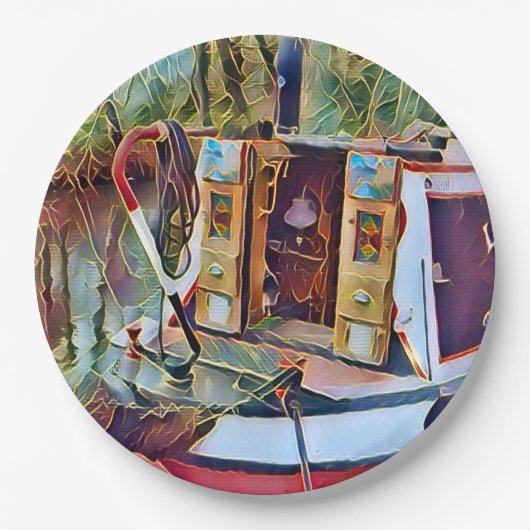 NARROWBOATS PAPIEREN BORDJE (Voorkant)