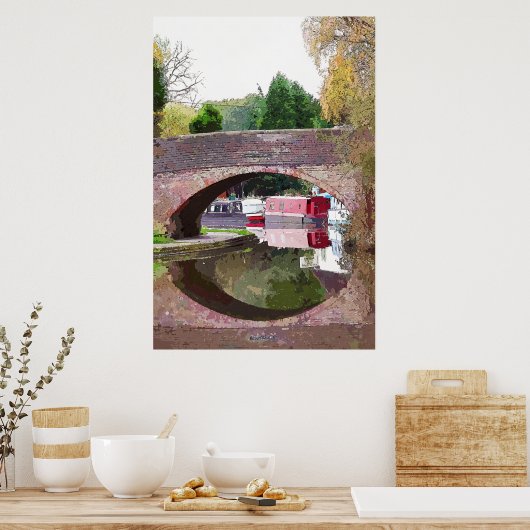 NARROWBOATS POSTER (Keuken)