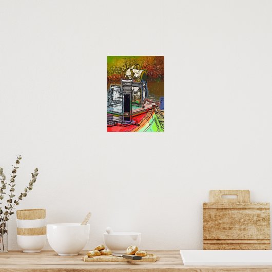 NARROWBOATS POSTER (Keuken)