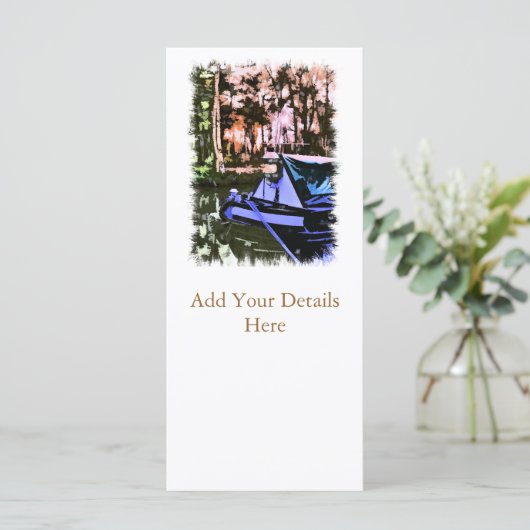 NARROWBOATS RACK CARDS (Staand voorkant)