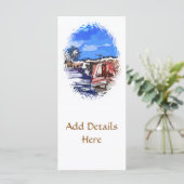 NARROWBOATS RACK CARDS (Staand voorkant)