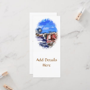 NARROWBOATS RACK CARDS