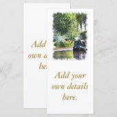 NARROWBOATS RACK CARDS (Voorkant / Achterkant)