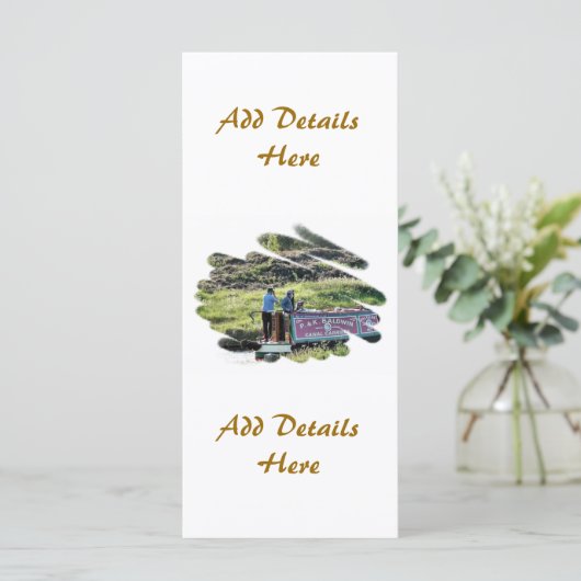 NARROWBOATS RACK CARDS (Staand voorkant)