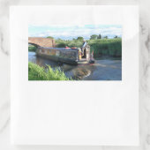 NARROWBOATS RECHTHOEKIGE STICKER (Tas)