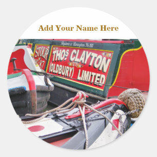 NARROWBOATS RONDE STICKER
