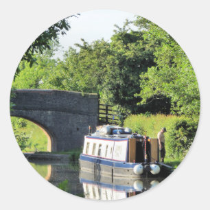 NARROWBOATS RONDE STICKER